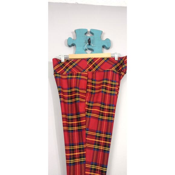 Torrid X Betsey Johnson Plaid Slip on Pants Size 0 - Picture 6 of 12